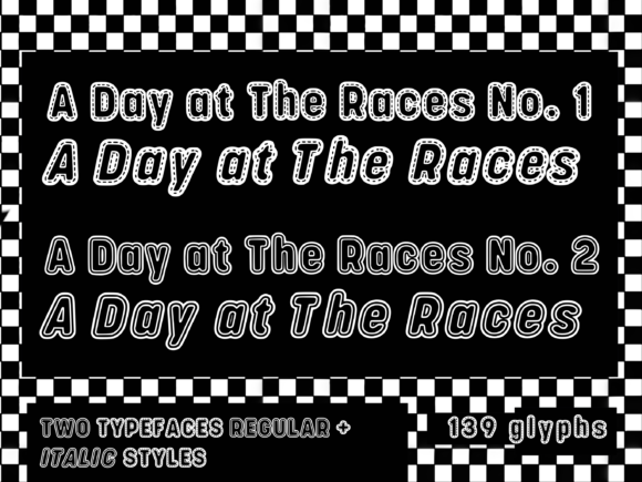A Day at the Races: A Vintage Display Font That Lands With Character