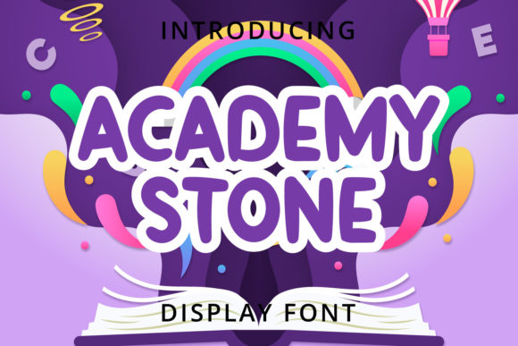 Academy Stone: A Playful Display Font for Branding