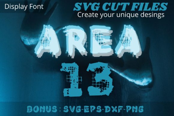 Area 13: A Display Font with Editorial Edge