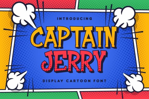 Captain Jerry: A Playful Display Font for Small Business Branding