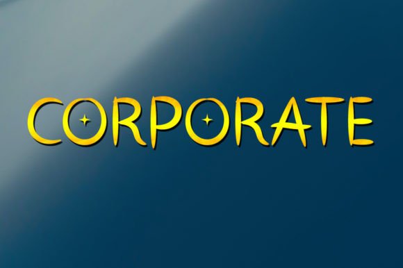 Corporate: A Refined Display Font for Digital Branding