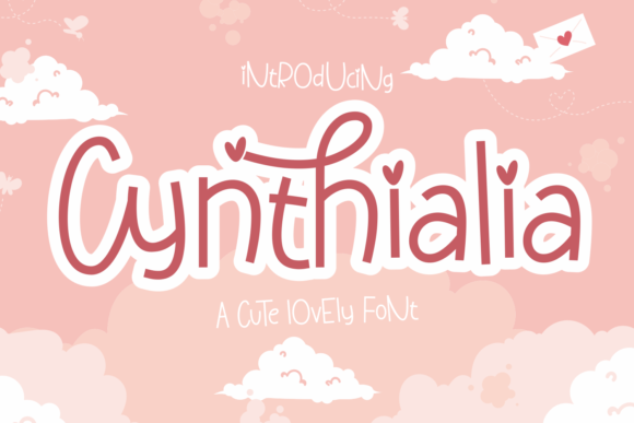 Cynthialia: A Delicate Display Font for Romantic Digital Branding