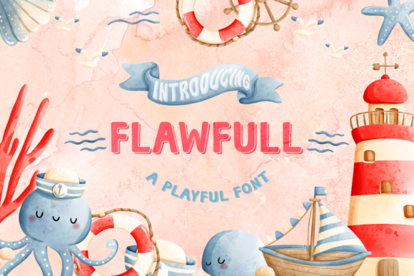 Flawfull: A Display Font That Feels Like a Gentle Smile