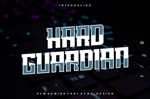 Hard Guardian: A Bold Display Font for Handmade Brands