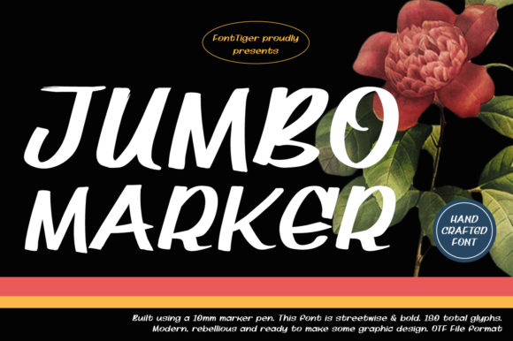 Jumbo Marker: A Bold Display Font for Campaign Headlines