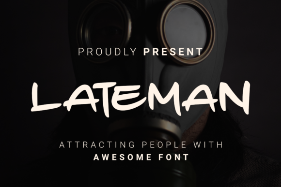 Lateman: A Friendly Display Font for Casual Branding