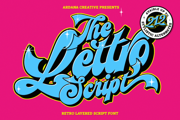 Lettro: A Bold Display Font That Commands Attention