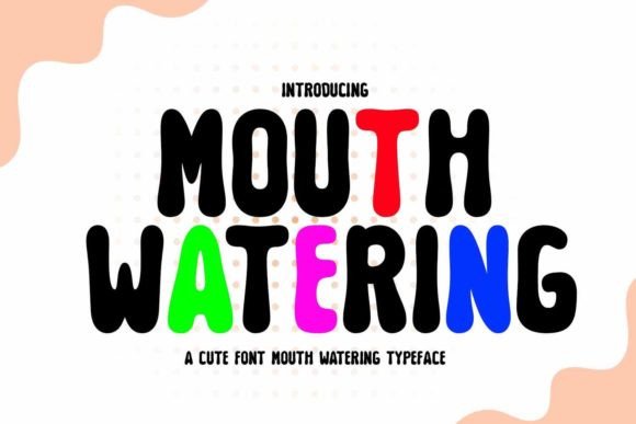 Mouth Watering: A Display Font That Brings Pages to Life