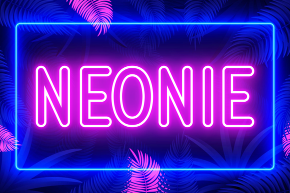 Neonie: A Display Font for Bold Editorial Identity