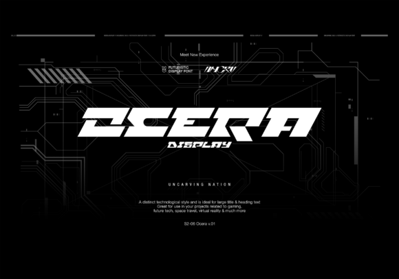 Ocera: A Display Font That Breathes Calm Into Editorial Design