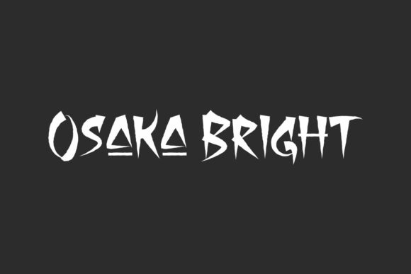 Osaka Bright: A Display Font That Makes Your Brand Feel Intentional