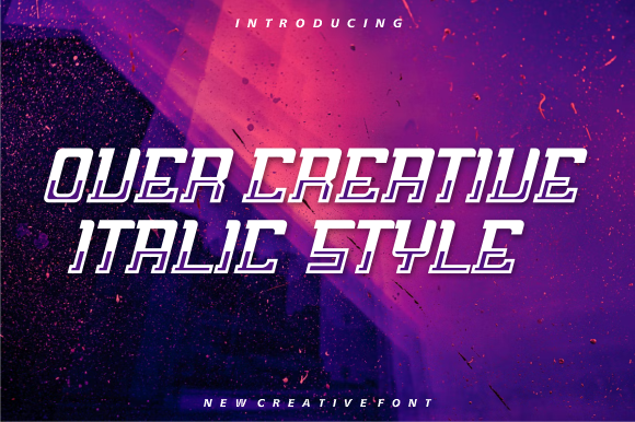 Over Creative: A Display Font That Anchors Editorial Mood