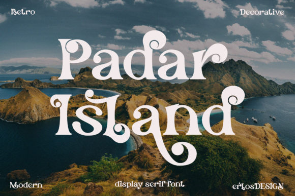 Padar Island: A Charming Display Font for Digital Branding