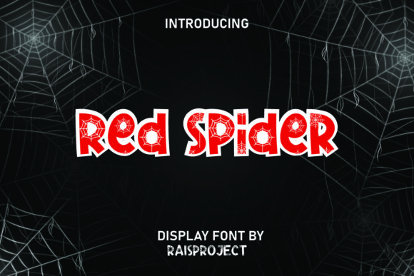 Red Spider: A Bold Display Font for Standout Branding