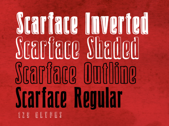 Scarface: A Bold Display Font for Impactful Web Headlines