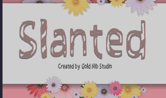 Slanted: A Display Font That Cuts Through the Feed
