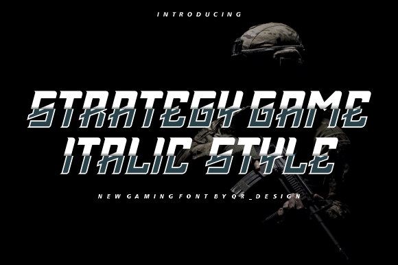 Strategy Game Font: Bold, Playful Display Type for Makers
