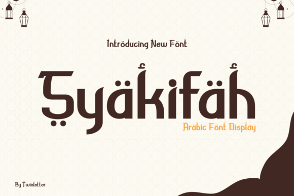 Syakifah: A Warm, Elegant Display Font for Meaningful Branding