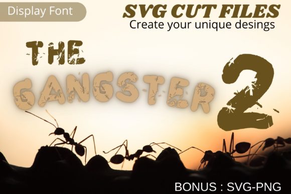 The Gangster2: A Display Font That Adds Instant Character to Your Brand