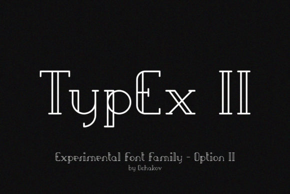 TypEx II: A Modern Display Font for Editorial Impact