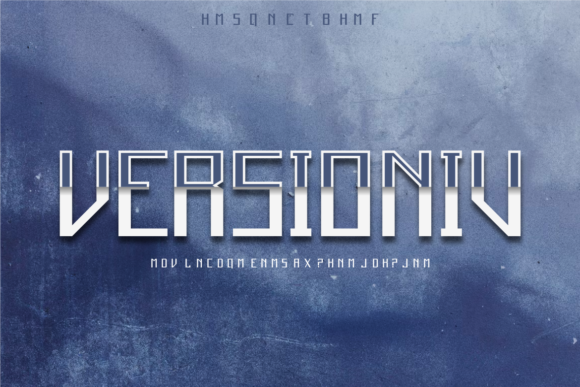 Versioniv: A Bold Display Font for Scroll-Stopping Brand Content