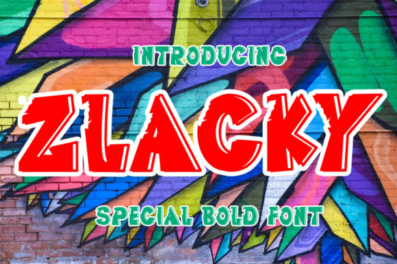 Zlacky: A Display Font That Makes Your Campaigns Instantly Recognizable